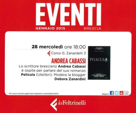 Pelicula presentato a Feltrinelli Brescia