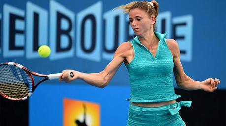 Camila Giorgi outfit fatto in casa agli Australian Open 2015