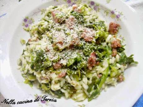 RISOTTO BROCCOLI E SALSICCIA