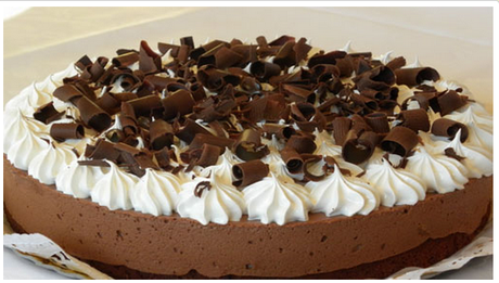 torta cioccolato e panna