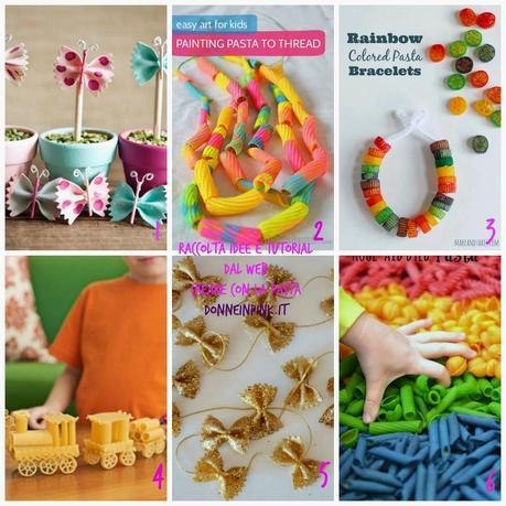 Lavoretti per bambini con la pasta Lavoretti per bambini con la pasta