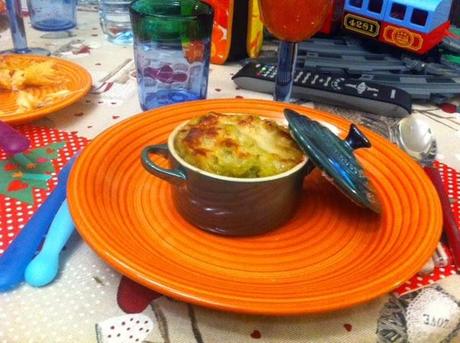 Zuppa di porri gratinata