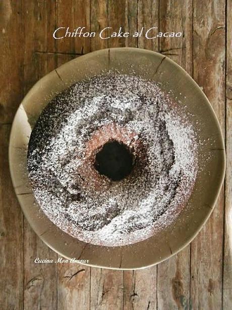 Chiffon Cake al Cacao Chiffon Cake al Cacao
