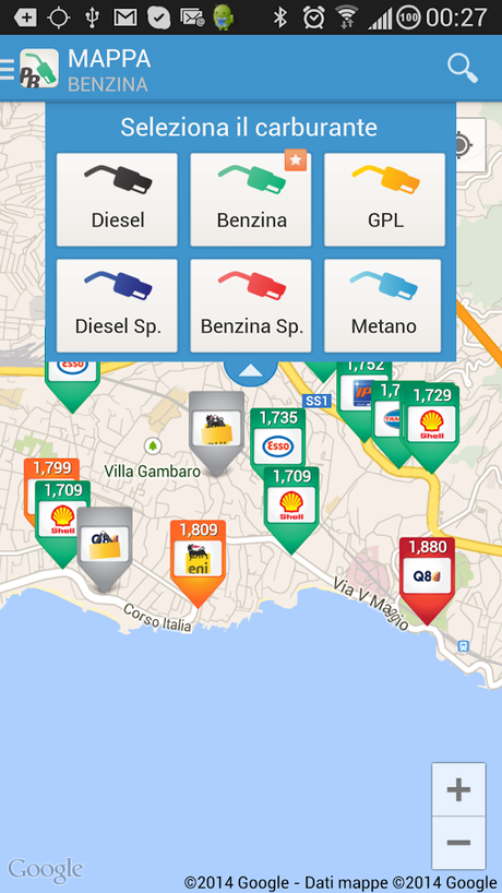 [App] Prezzi Benzina l'applicazione che ci dice quale distributore di carburante costa meno.