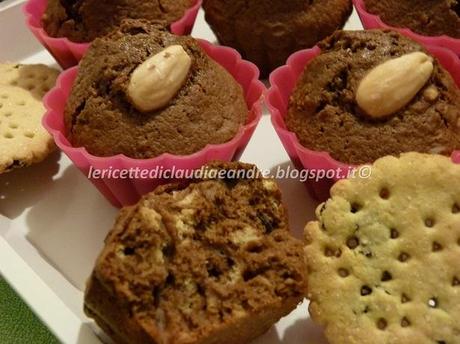 Muffin al cioccolato con biscotti digestive