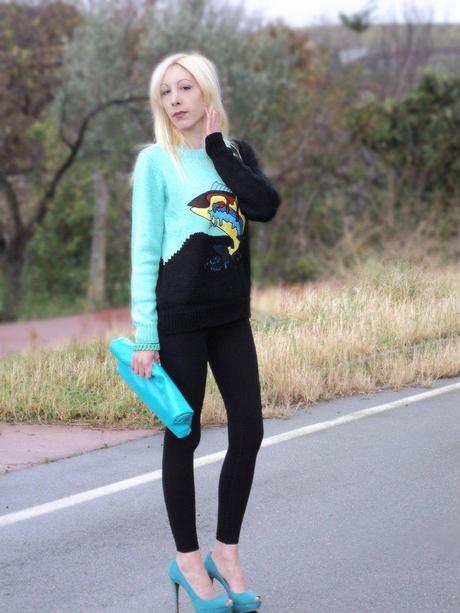 Kenzo No Fish No Nothing Sweater & Leggings Farmacell by Calze G.T.