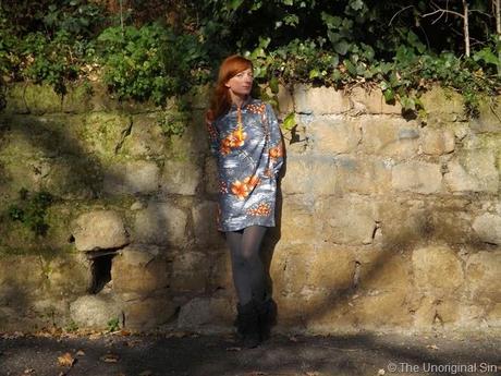 la nuit parisienne, abito felpa, tropical pattern, isabel marant boots, fashion blogger outfit, outfit post