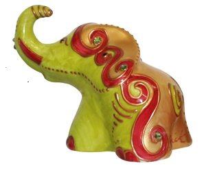 Mini-elefante-in-piedi-alt10cm-verde_4999983