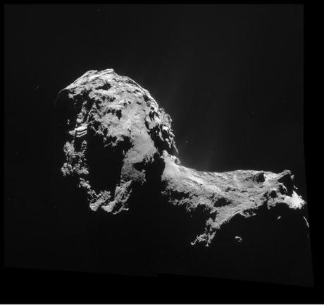 #CometWatch: una vista insolita della cometa 67P