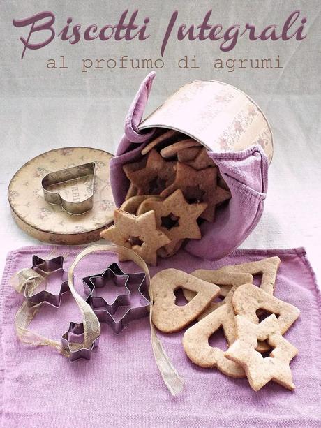 Biscotti integrali al profumo di agrumi (ricetta vegana)