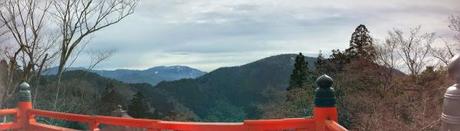 Il panorama dal monte Kurama (foto di Patrick Colgan, 2015)