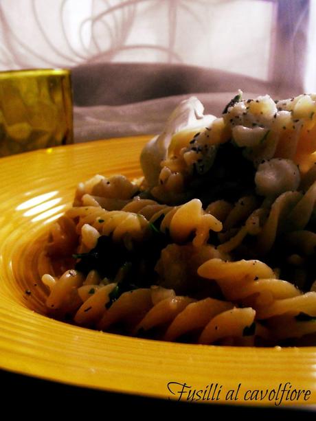 I Fusilli al cavolfiore e una salute del cavolo !!!