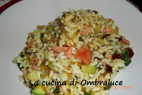 Insalata di riso tiepida