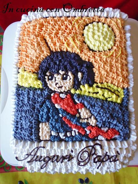 Torta Sasuke per il mio papà