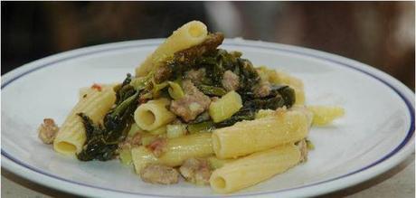 tortiglioni salsiccia e broccoli