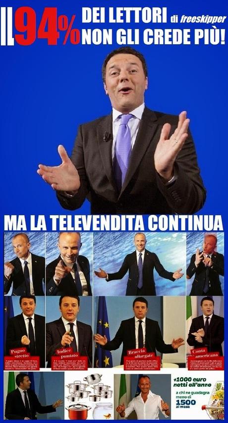 Sondaggio freeskipper: Renzi, tante chiacchiere e zero fatti!