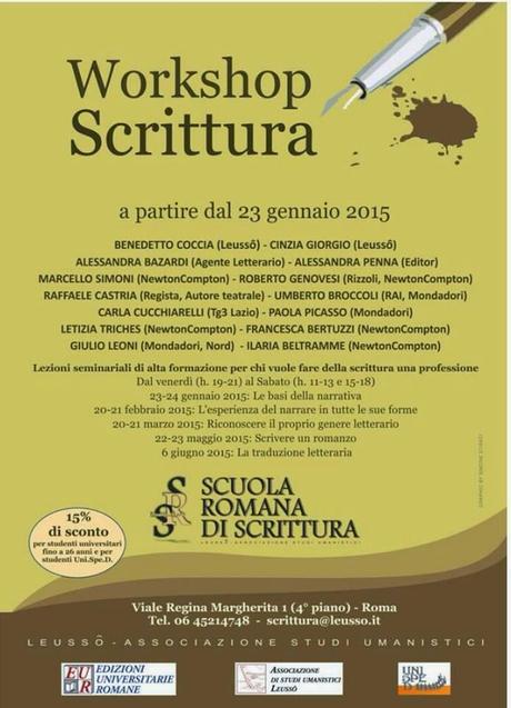 Scuola Romana di Scrittura: Workshop!