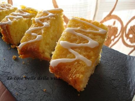 Torta al limone glassata