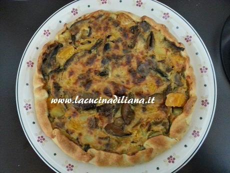 Quiche con Zucca Funghi e Patate