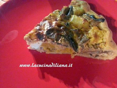 Quiche con Zucca Funghi e Patate