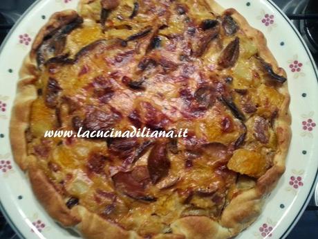 Quiche con Zucca Funghi e Patate