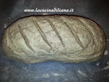 Pane semiintegrale con semi di canapa