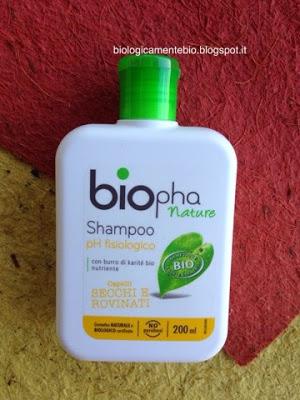 BIOPHA NATURE: SHAMPOO PH FISIOLOGICO CON BURRO DI KARITE' BIO NUTRIENTE