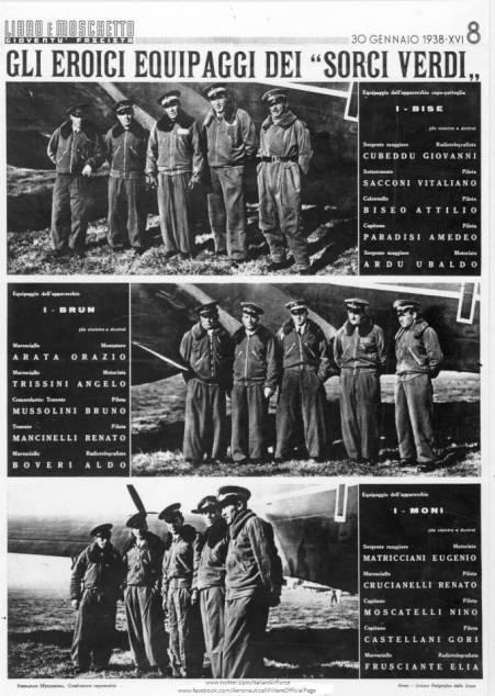 sorciverdi1 Roma/ Aeronautica Militare. Ricorre oggi il volo Roma-Rio de Janeiro della mitica Squadriglia “Sorci Verdi”