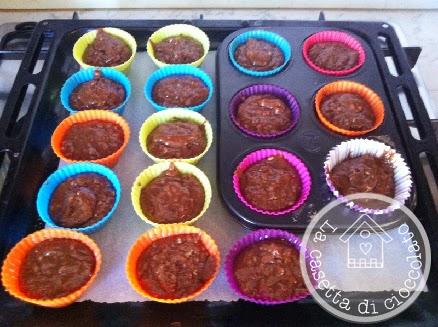 Muffins cioccolato e nocciole