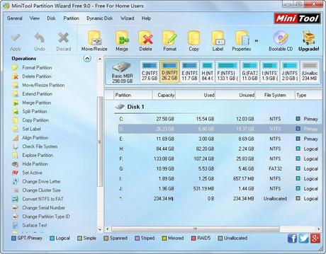 [MiniTool Partition Wizard 9 Free] Miglior gestore di partizioni [Windows] [Download]