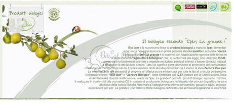 [Haul Ecobio] - Bio Iper la linea di prodotti biologici a marchio Iper