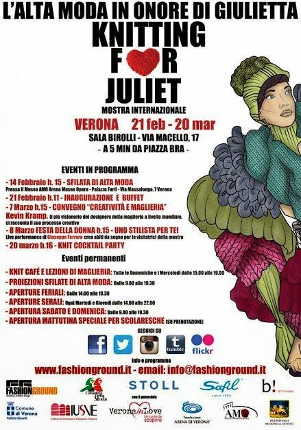 KNITTING FOR JULIET : L'alta moda in onore di Giulietta