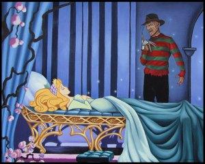 Aurora e Freddy Krueger