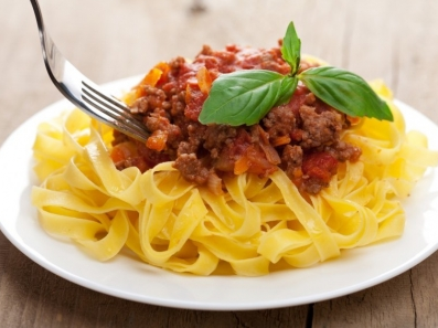 Tagliatelle al ragù di carne