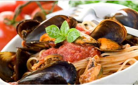 spaghetti con le cozze