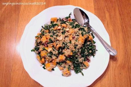 Insalata di quinoa, cavolo nero e patata americana per CorporeSano