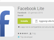 Facebook Lite arriva Play Store: client diventa ipocalorico