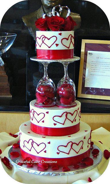 matrimonio, wedding, valentines, san valentino, heart, cuore, rosso, red, cake, torta