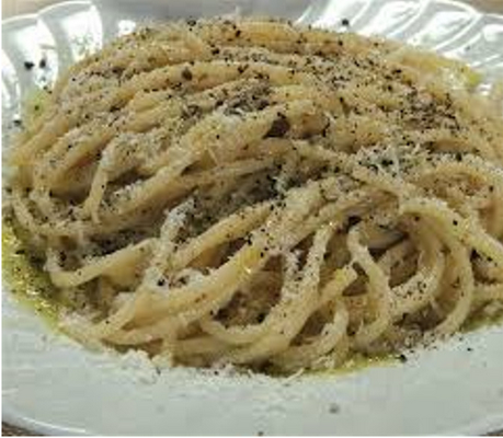 Spaghetti cacio e pepe