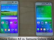 Samsung Galaxy Alpha: video confronto