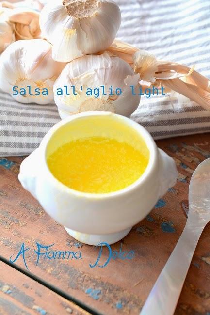 Salsa all'aglio light