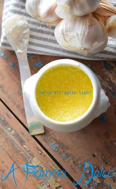 Salsa all'aglio light