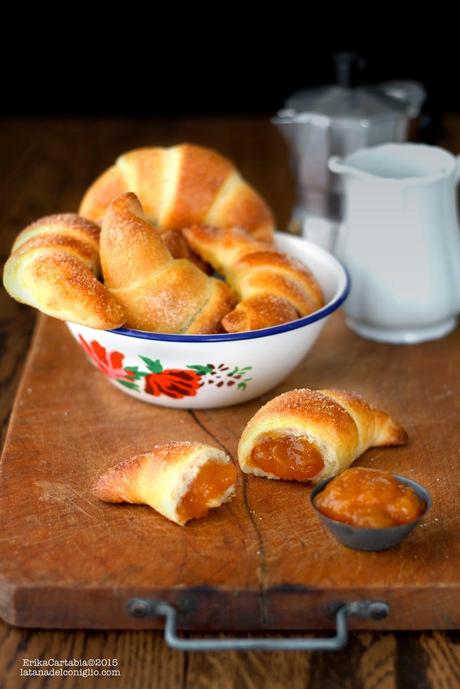 Cornetti di pasta brioche