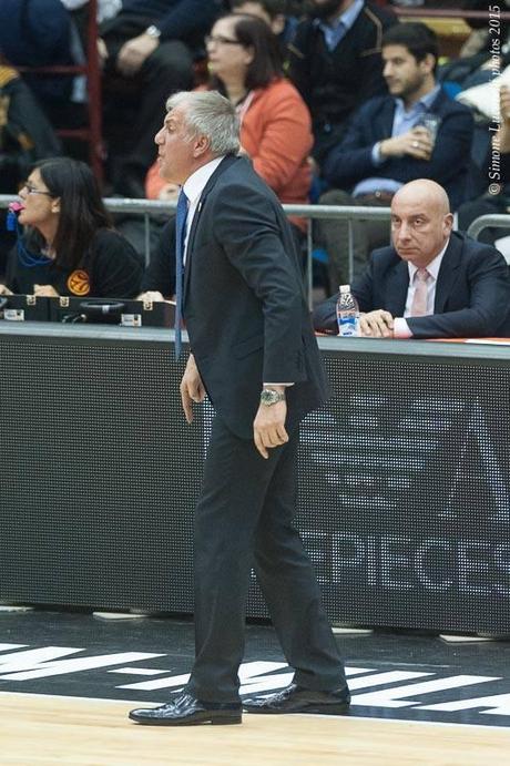 Coach Zelimir Obradovic, Fenerbahce - © 2015 Simone Lucarelli – Basketcaffe.com