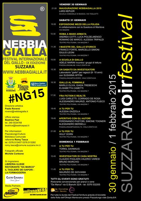 Alessandro Maurizi ospite al “Nebbia Gialla Suzzara Noir Festival” 2015