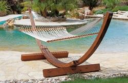 Amaca in legno da giardino