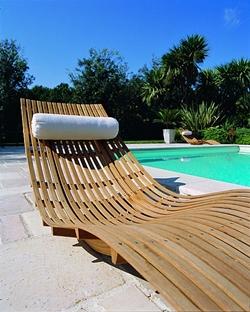 Lettino da giardino