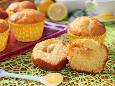 Muffin alla marmellata di limoni