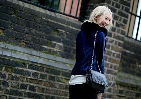 London Fashion Week A / I 2015: street style.  Terza giornata (12 foto)