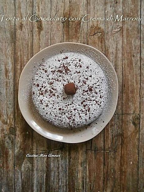 Torta al Cioccolato con Crema di Marroni